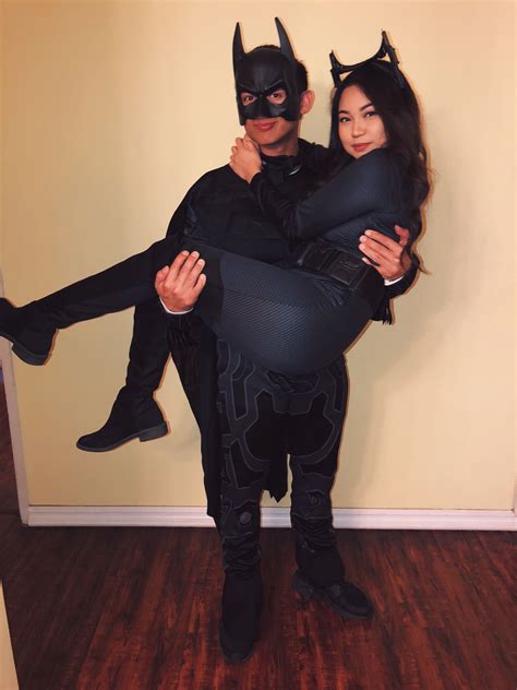 Batman and Cat Woman couple costume | Couples costumes, Batman and ...