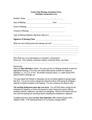 18 Printable Free Printable Attendance Sheet Forms and Templates ...