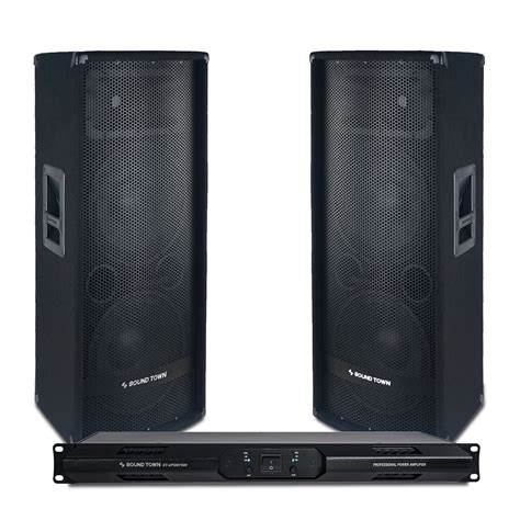 Sound Town Professional PA Speaker System with Two India | Ubuy