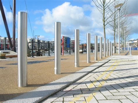 Brushed Finish Stainless Steel Bollards