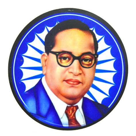 AFH Babasaheb Ambedkar Decorative Radium Sticker for Home, Office, Car ...
