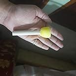 Qatalitic 5 Pcs Round Stencil Yellow Sponge Dabber, Wooden Handle Foam ...