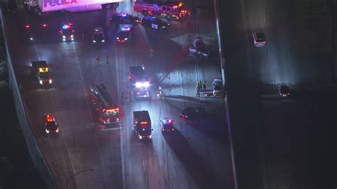 1 dead, 1 in critical condition after suspected wrong-way crash on 405 ...