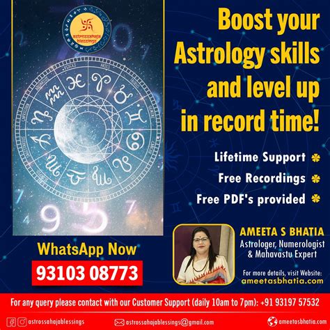Astrology Level 9 Course Recordings – Ameeta S Bhatia