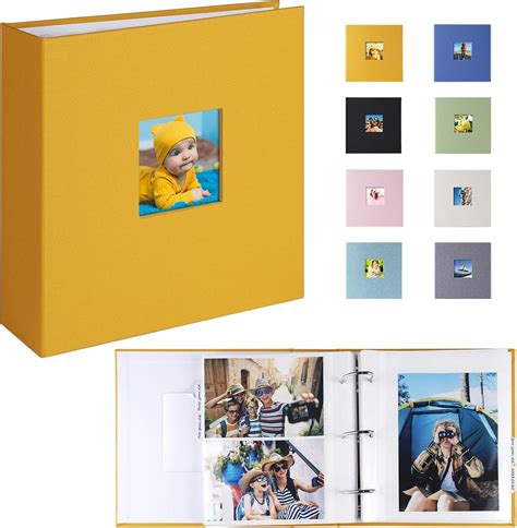 Amazon.com: Photo Album 4x6 Photos Hold 200 or 5x7 Pictures Hold 100, 3 ...