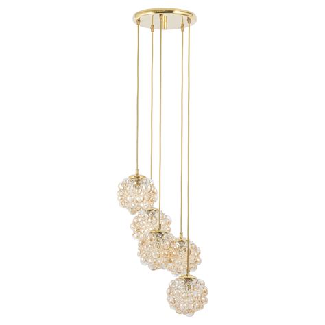 Large Glass Bubble Chandelier For Sale at 1stDibs