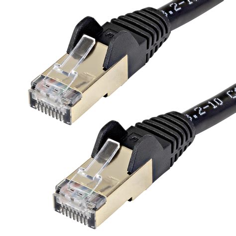35 ft CAT6a Ethernet Cable - STP Black (C6ASPAT35BK) - Cat 6a Cables