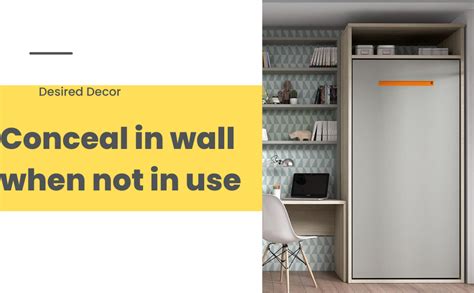 Desired Decor Murphy Vertical Wall Mounted Bed Fittings Hardware with ...