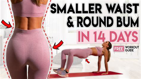 SMALLER WAIST and ROUND BUM in 14 Days | Free Home Workout Guide – SAM ...
