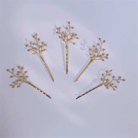 Gold Cluster Pins - Set of 5 | Ami Mane Jewellery & Accessories