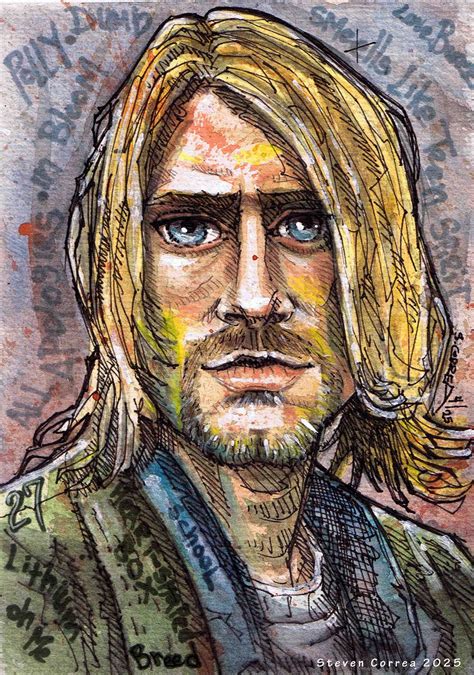 KURT COBAIN Art Prints - Black Market Art Company