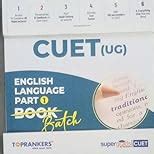 CUET English 2026 (3 sets of Books) by Supergrads | NTA CUET (UG ...