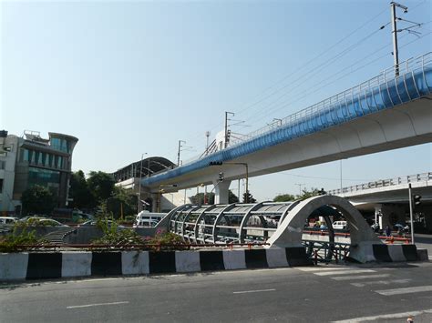 Moolchand Metro station in Delhi - Violet Line