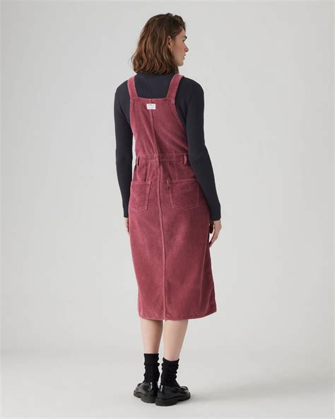 Tico Jumper Corduroy Dress - Red | Levi's® GB