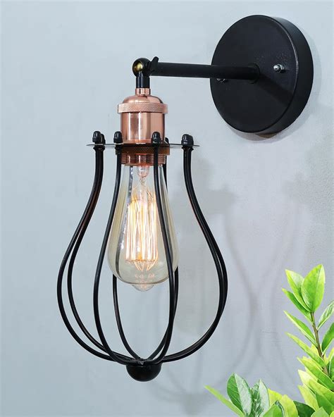 Homesake®Vintage Wall Sconce Industrial Lighting Adjustable Socket ...