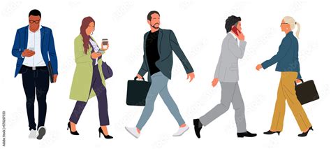 Casual Business People Walking 的图像结果