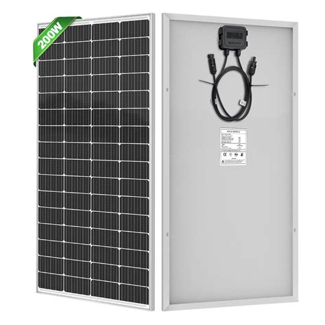Buy 200 Watt Solar Panel 9BB Monocrystalline Cell, High-Efficiency ...