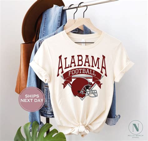Retro Alabama Football Shirt, Vintage Alabama Football Shirt, Alabama ...