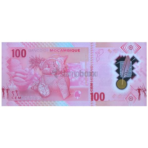 MOZAMBIQUE 100 METICAIS 2024 P-157 UNC POLYMER – Stampboxx