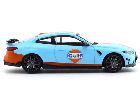 BMW M4 G82 Gulf 1:64 Time Micro diecast scale model car | Scale Arts India