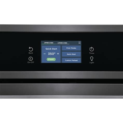 Frigidaire 30-in Double Electric Wall Oven Single-fan Self-cleaning ...