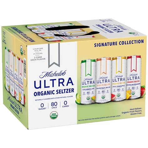 Michelob ULTRA Organic Hard Seltzer, Variety Pack, 12 Pack, 12 fl oz ...