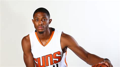 Phoenix Suns' Brandon Knight looks at his best