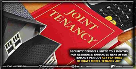 News: Security Deposit Limited to 2 Months for Residence; Enhanced Rent ...