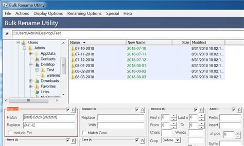 Image result for App End Folder Name Using Bulk Rename Utility