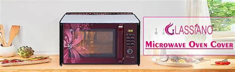 Glassiano Microwave Oven Cover for IFB 17 Litre Solo 17PM MEC 1, White ...