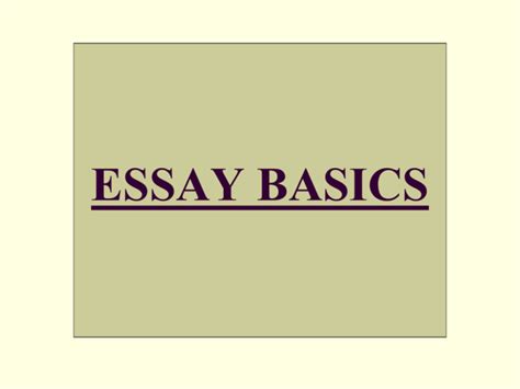 Essay-Writing Basics 的图像结果