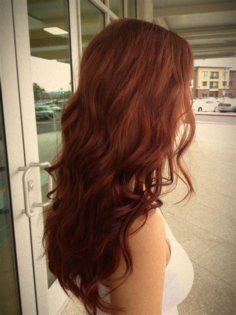 Natural Red Hair Color Chart