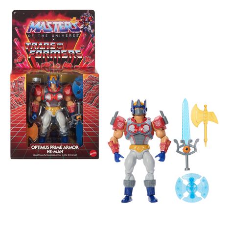 Masters of the Universe x Transformers Optimus Prime Armor He-Man Acti