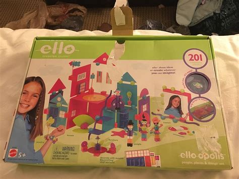 Mattel Ello Creation System Ello-opolis, People Places and Things Set ...