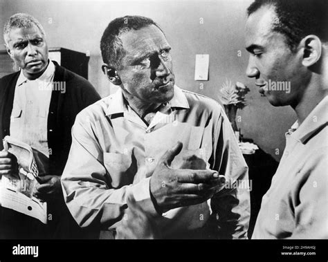 P. Jay Sidney, James Whitmore, Al Freeman, Jr., on-set of the Film ...