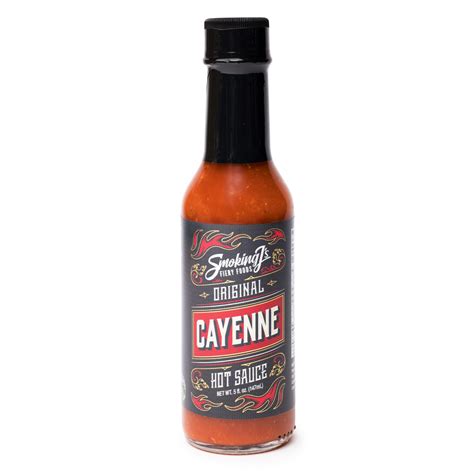 Original Cayenne Hot Sauce - Smoking J's Fiery Foods