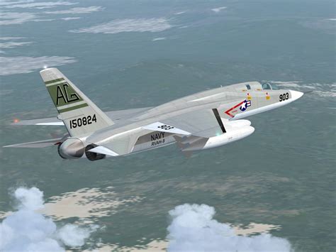 North American RA5c Vigilante Military Aircraft