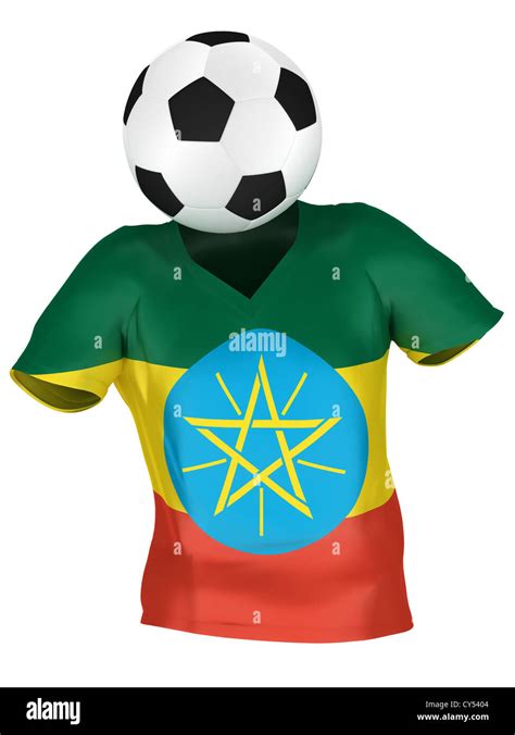 National Soccer Team of Ethiopia . All Teams Collection . Isolated ...