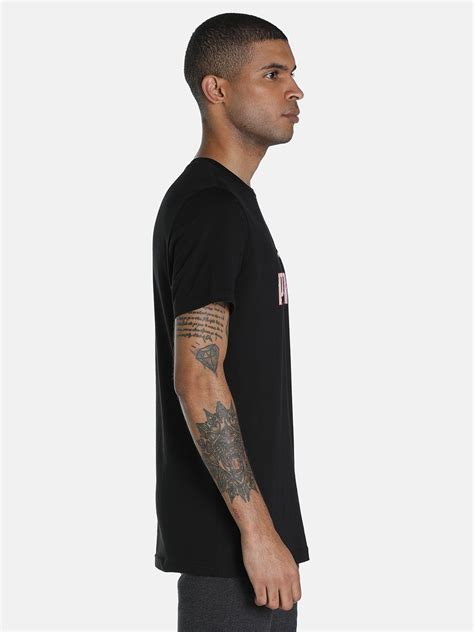 Buy Puma N1 Logo Men Black T-shirt Online