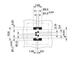 SACC-CI-M8MS-4P SMD R32X - Contact carrier - 1308269 | Phoenix Contact
