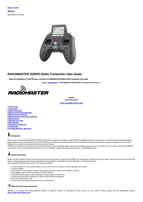 Image result for Radio Master Tutorials