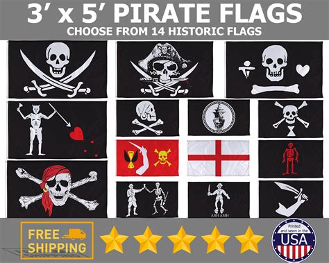 Historical Pirate Flags