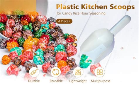 PickTheDeal Multipurpose Plastic Scoops/Flour/Grain/Rice/Measuring ...