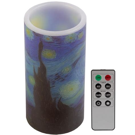 Buy Lavish Home 80-FC1008 LED Starry Night Candle with Remote Control ...