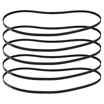PUSOKEI Pack of 5PCS Closed Timing Belt,GT2-6-610MM Timing Belt Round ...