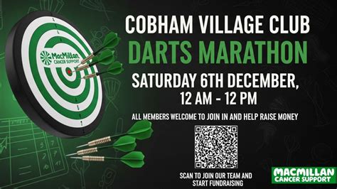 CVC Darts Marathon in aid of MacMillan Cancer Support, 16 Portsmouth ...