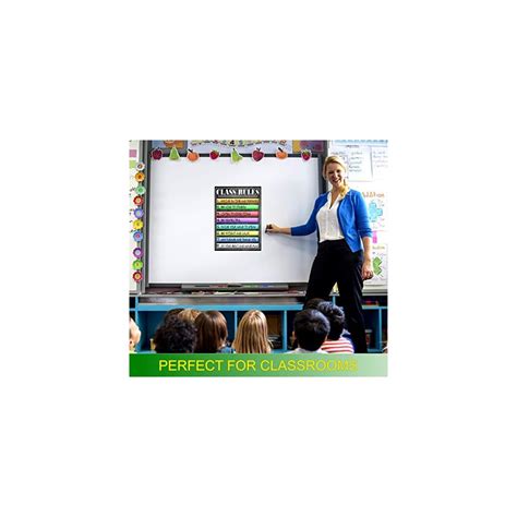 3D Learning LLF Class Rules Poster Laminated Size 14x19.5 in. Back ...