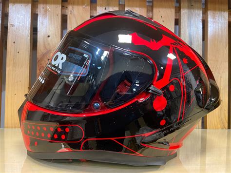 Axor Street DC BATMAN Helmet - Red Black | 7aftermarket India