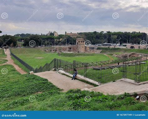 Roma - Scala All`area Archeologica Del Circo Massimo Editorial Stock ...