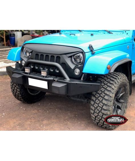Paraurti Anteriore Scatolato con A-bar Porta Verricello Jeep Wrangler JK